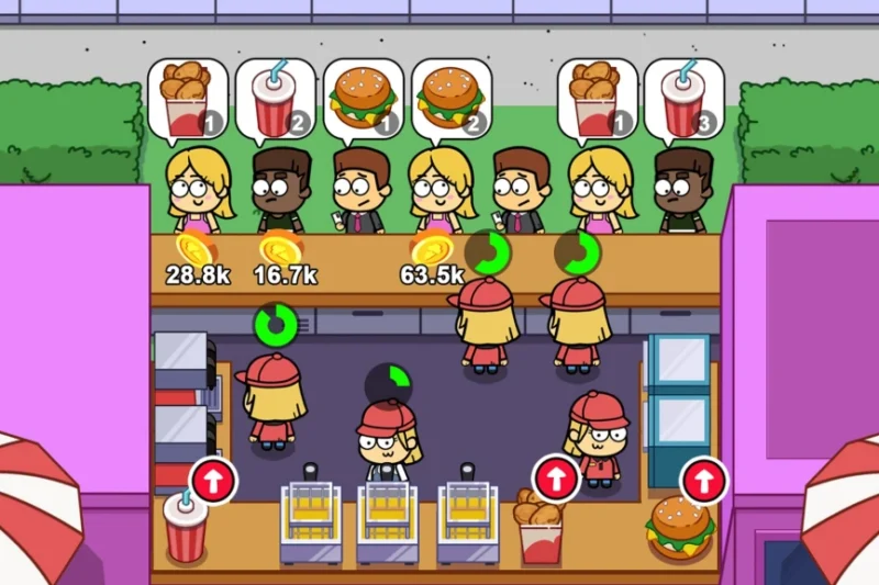Idle Food Bar: Idle Games – Restaurant management sim ⭐4.4