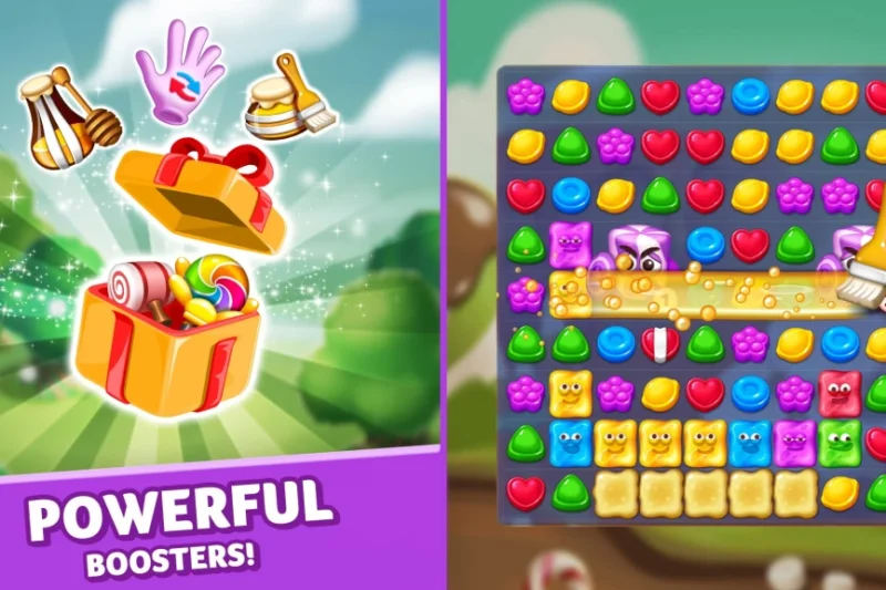 Lollipop & Marshmallow Match3 – Candy world ⭐4.5