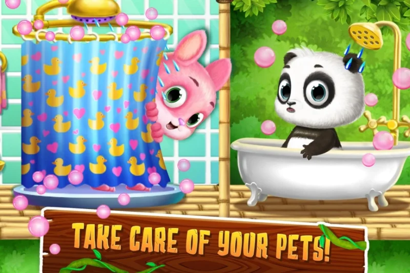 Panda Lu Treehouse – Take care of your pets ⭐4.3