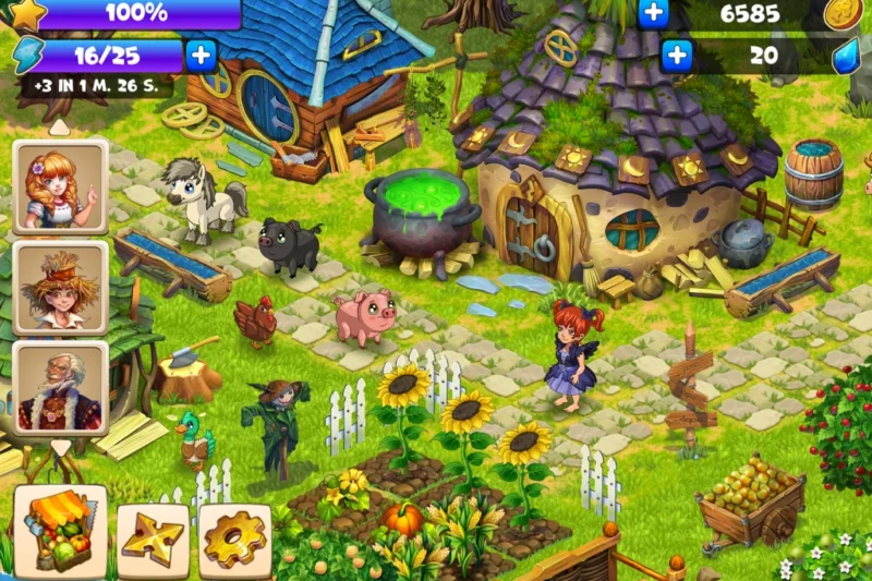 Farmdale: farm games Hay & Day – Magical world ⭐4.3