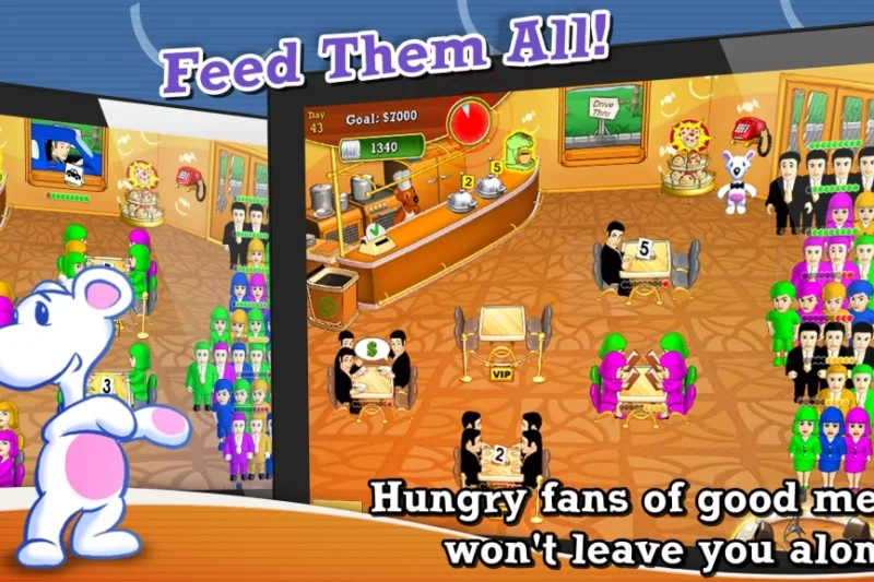 Snowy Lunch Rush HD Restaurant – Bears as chef and waiter ⭐4.1