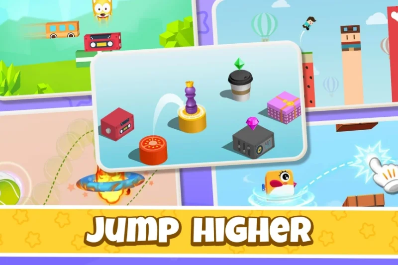 Crazy Birds – Tap to Fly – Jumping block puzzles ⭐4.5