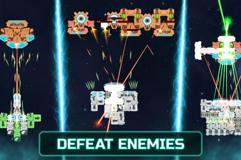 Tiny Space Arena: 1v1 battles – Build spaceships ⭐4.5