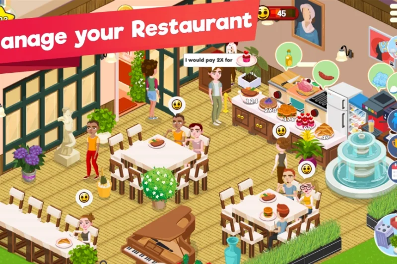 Restaurant Cafe Idle Tycoon – Manage your restaurant ⭐4.4