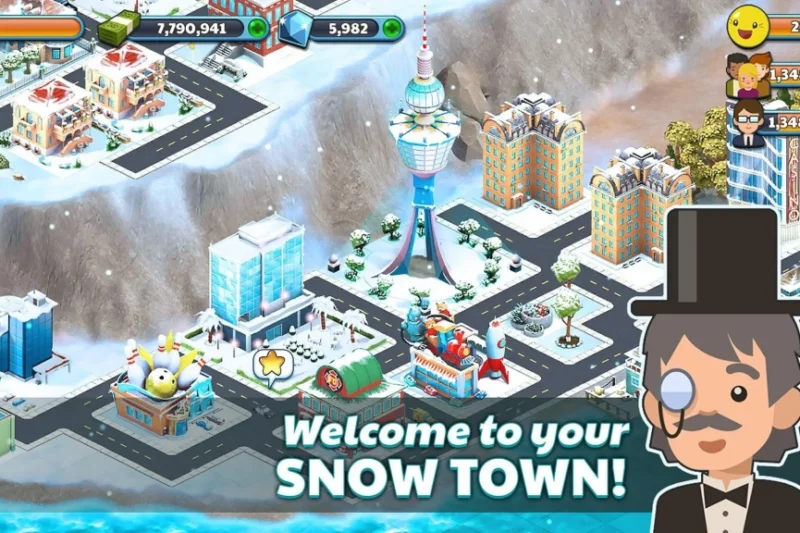 Snow Town – Ice Village City manager ⭐4.5