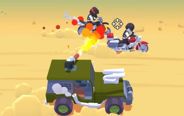 Desert Riders: Car Battle Game – Destroy enemy vehicles ⭐4.5