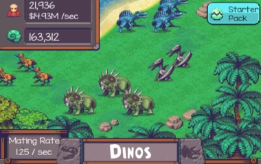 Idle Dino Zoo – Create a park filled with dinosaurs ⭐4.1