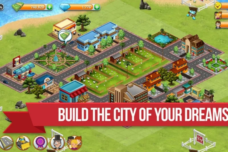 Village Island City Simulation – Build the city of your dreams ⭐4.4