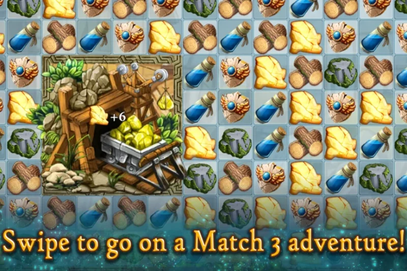 Runefall: Match 3 Quest Games – Medieval fantasy village ⭐4.2