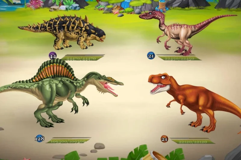 Dino World – Jurassic Dinosaur – Fighting and breeding ⭐4.4