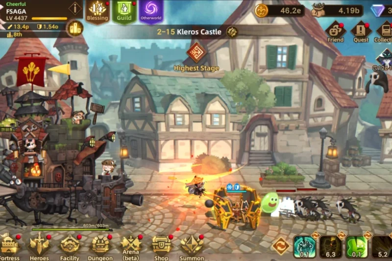 Fortress Saga: Idle AFK RPG – Strategy and intense battle ⭐4.6