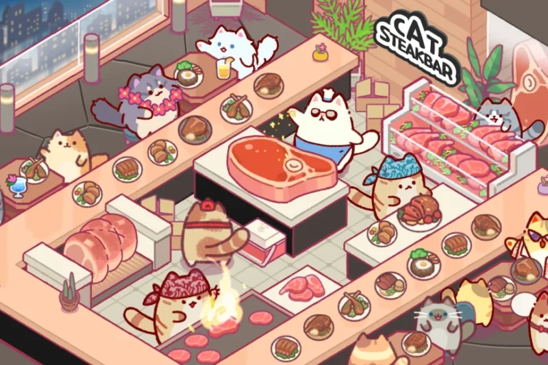 Cat Snack Bar: Cute Food Games – Animal restaurant adventure ⭐4.6