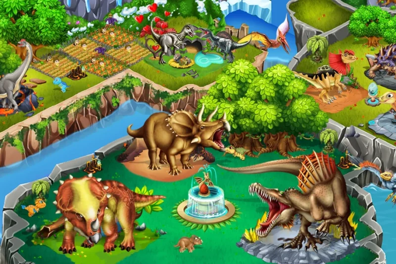 Dino Battle – Virtual world of dinos ⭐4.3