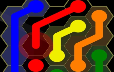 Flow Free: Hexes – Connect matching colors with pipe ⭐4.6