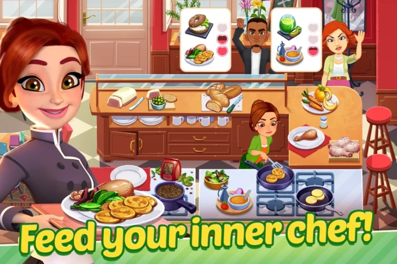 Delicious World – Cooking Game – Cook, serve and fall in love ⭐4.5