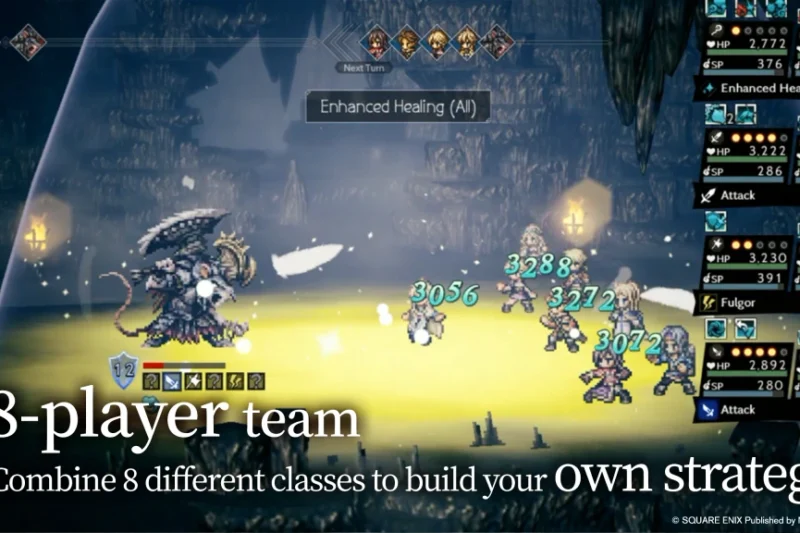 Octopath Ttraveler: CotC – Fantasy world ⭐4.6
