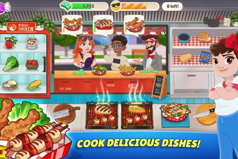 Kitchen Scramble 2: World Cook – Cook and serve dishes ⭐4.4