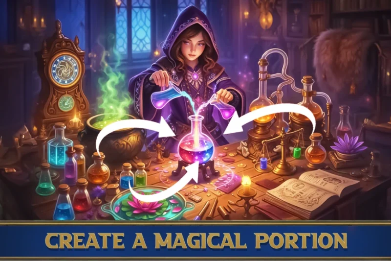 Alchemy’s Mystery: Exit Door – Science blurs with sorcery ⭐4.1