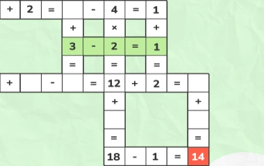 Math Crossword – Number puzzle ⭐4.8