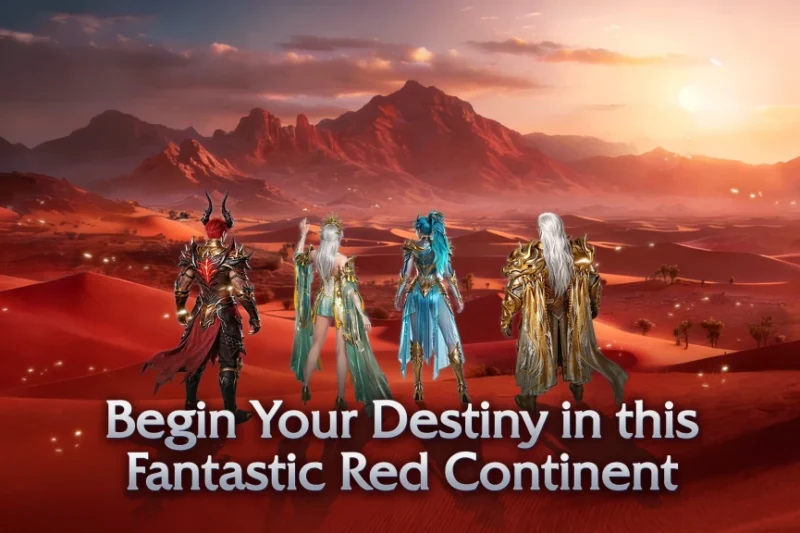Crimson Realm: Desert Immortal – Fantasy MMORPG ⭐4.6