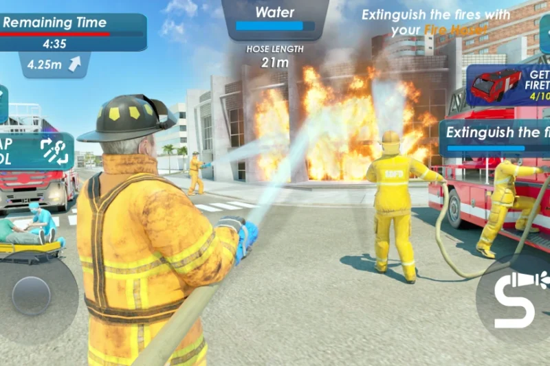 Fire Truck Driving Simulator – Fire fighting hero ⭐4.1