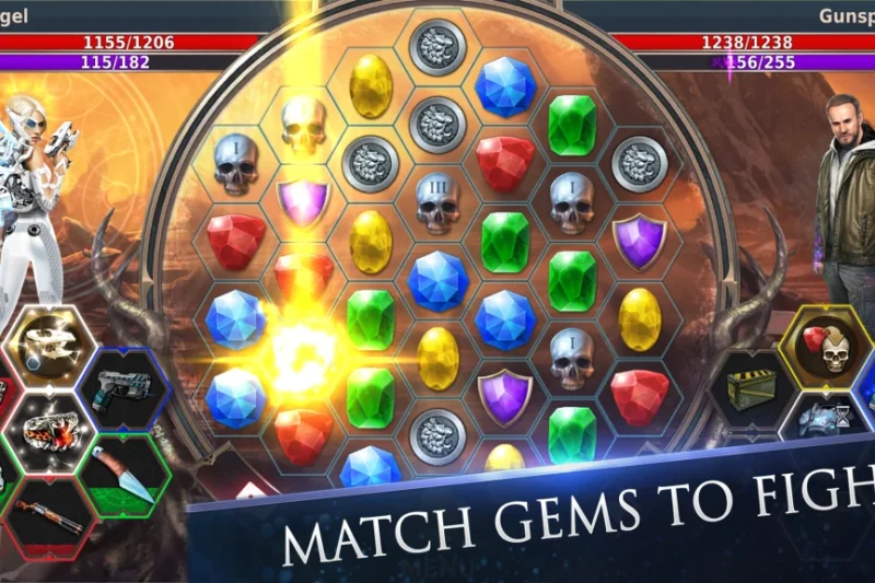 Gunspell 2 Match Gems – Match-3 multiplayer RPG ⭐4.5