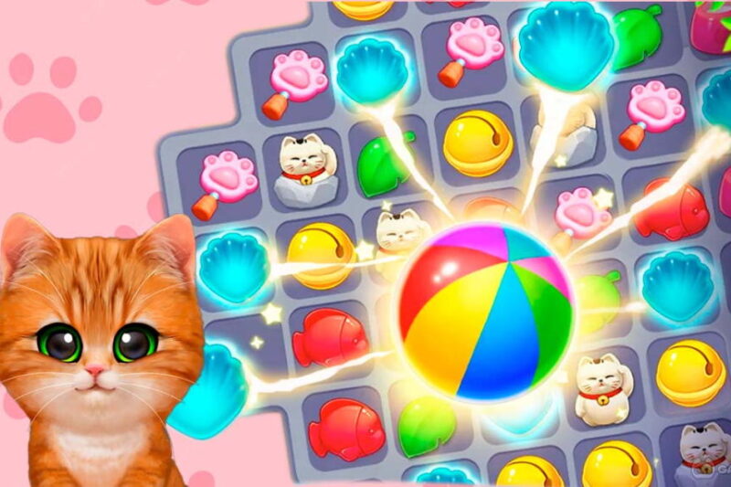 Kitten Match – Solve match 3 puzzles and care of kittens ⭐4.3
