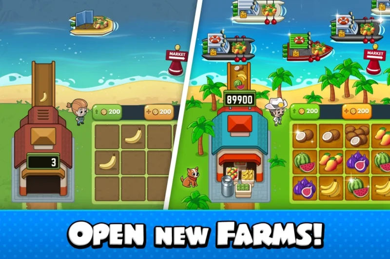 Idle Farm Tycoon – Merge Crops – Farming empire ⭐4.6