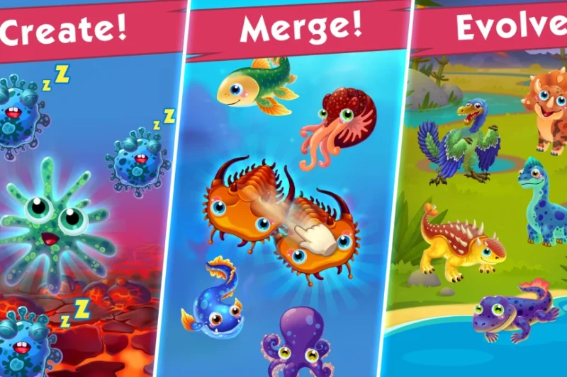 Game of Evolution: Idle Clicker – Create, merge and evolve ⭐4.3