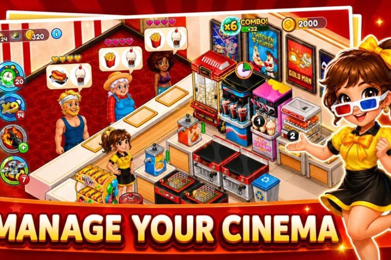 Cinema Panic 3: Cooking Game – Manage your cinema ⭐4.6