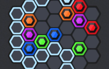Hexa Star Link – Puzzle Game – Connect matching stars ⭐4.5
