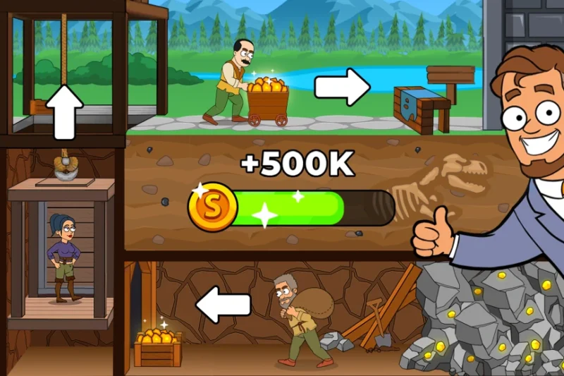 Mining Empire: Golden Tycoon ⭐4.5
