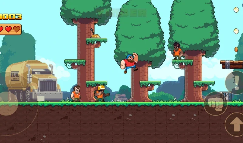Timberman The Big Adventure – 2D side-scroller platform ⭐4.3